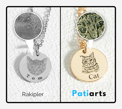 Evcil Hayvan Portre Kolyesi